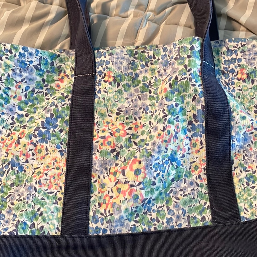 J crew flower bag